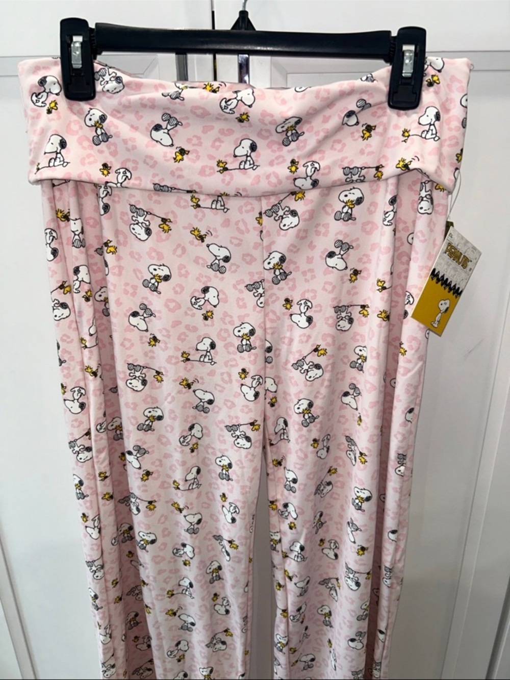Peanuts Pink Snoopy & Woodstock Pants Size X-Large